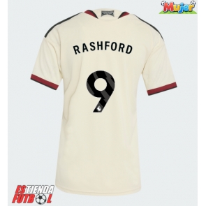 Manchester United Marcus Rashford #9 Tercera Equipación Mujer 2026-27 Manga Corta